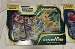 2022 Pokemon TGC Glaceon & Leafeon VSTAR Special Collection (2) Box Set Sealed - Image 5