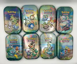 Set of 8 EMPTY Pokemon TCG Celebrations Mini Tins Plus Display *Please Read* - Image 4