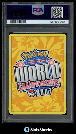 2007 POKEMON WORLD CHAMPIONSHIPS JOLTEON GOLD STAR 101/108 PSA 9 - Image 2