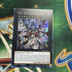 Yugioh! The Zombie Vampire MP23-En024 Secret Rare 1st Edition NM - Image 1