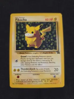 Pikachu Pokemon Card Black Star Promo #1 NM - Image 1