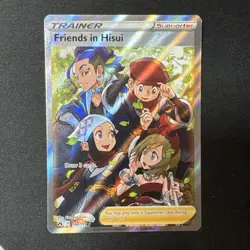 Friends in Hisui (Full Art) 148/159 Crown Zenith Holo - NM Pokemon Card TCG - Image 2