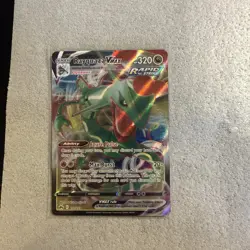 Pokemon TCG Rayquaza VMAX Crown Zenith Holo Ultra Rare Card 101/159 - Image 1