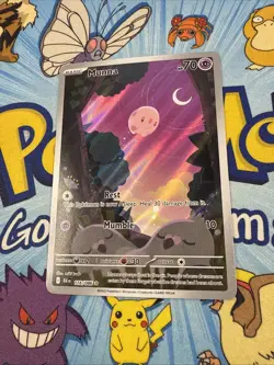 Munna 116/086 BLK IR Holo Black Bolt English Pokemon Card Near Mint - Image 3