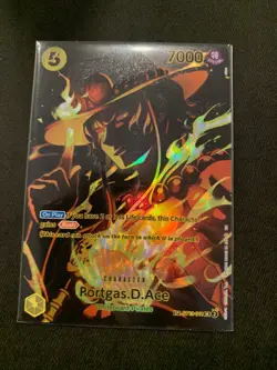 Portgas D. Ace Legacy of the Master One Piece Card SR/SP OP12 ST13-011 - Image 1