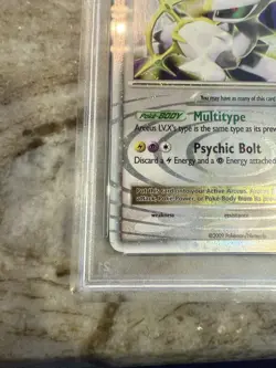 Pokemon TCG Arceus LV.X Holo Rare Card 96/99 PSA 8 Mint 2009 - Image 5