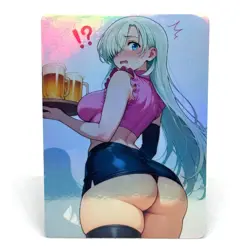 Seven Deadly Sins Elizabeth Liones Goddess Anime Waifu ACG Foil Card - Image 1