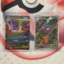 Haunter 027 Promo + Mega Gengar ex 056/094 - Box Fresh - Pokemon Card Lot #871 - Image 1