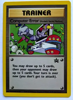 Vintage Pokemon Card - Black Star Promo Computer Error #16 - Image 1