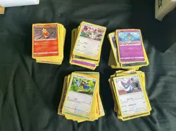 550+ Non Holo Pokemon Cards Bundle Job Lot Various Sets Read Description (1) - Image 1