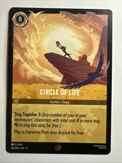 Circle of Life 26/204 Fabled Regular Disney Lorcana Card NM (B) - Image 1