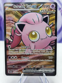 Pokemon TCG Card Scream Tail ex Full Art 197/167 Twilight Masquerade - Image 1