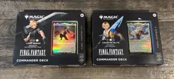 2 New Magic The Gathering FINAL FANTASY Sealed Commander Decks Magic MTG - Image 1