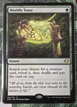 Magic the Gathering, Worldly Tutor, DMR, Regular Mint Condition - Image 1