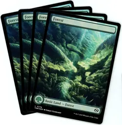 x4 Forest (Foil) 0276 - Tarkir Dragonstorm - MTG - NM/M - Image 1