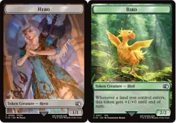 4x Bird (17) // Hero (9) Token MTG Final Fantasy NM Magic Regular - Image 1