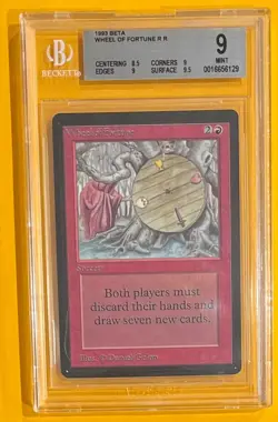 MTG WHEEL OF FORTUNE Beta (BGS 9) (OldManMTG 009-179) - Image 1
