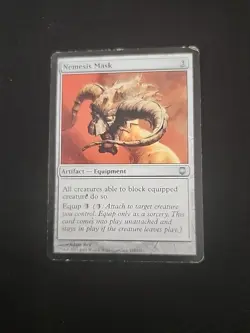 MTG ~ Nemesis Mask ~ DST Darksteel ~ #134 ~ Artifact ~ English 2004 ~ MP - Image 1
