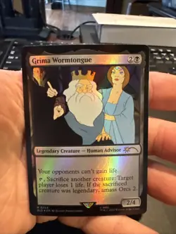 Grima Wormtongue, R 0734, NM Foil Secret Lair, MTG LotR Lord of the Rings SLD - Image 1