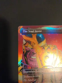 Magic the Gathering The Soul Stone 0243 Marvel's Spider-Man Borderless Foil NM!! - Image 3