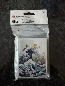Pokemon Center TCG: Great Wave Pikachu & Friends Card Sleeves (65 Sleeves) - Image 1