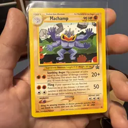 Pokemon 2000 Machamp Black Star Promo 43 - New - NM/MT (Never Played) - Image 1