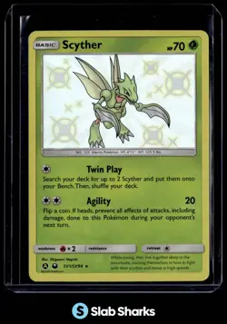 2019 POKEMON SM HIDDEN FATES #SV1/SV94 SCYTHER SHINY VAULT RARE - Image 1
