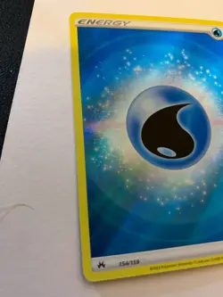 Pokemon TCG Water Energy (Texture Full Art) Crown Zenith 154/159 Holo Ultra Rare - Image 2