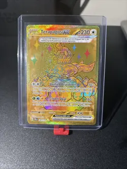 Terapagos EX 180/131 Gold Hyper Rare - Pokemon Prismatic Evolutions NM - Image 1