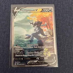 Pokemon Crown Zenith Hisuian Samurott V GG51/GG70 Galarian Gallery - Image 1