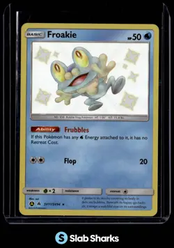 2019 POKEMON SM HIDDEN FATES #SV11/SV94 FROAKIE SHINY VAULT RARE - Image 1