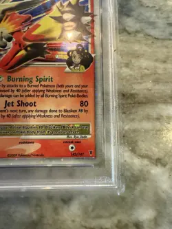 2009 Pokemon Platinum Supreme Victors Holo FB LV x Blaziken #142 PSA 8 - Image 5