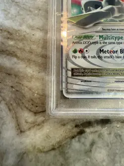 2009 Pokemon Platinum Arceus LV x Holo PSA 8 Near-Mint 95/99 - Image 4