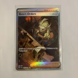 Boss's Orders 265/193 Paldea Evolved Special Illustration Rare Trainer Pokemon - Image 1