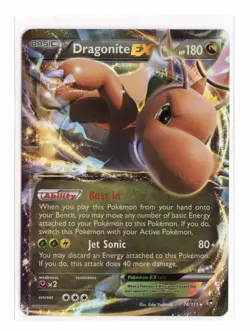 Dragonite EX 74/111 Ultra Rare Holo XY - Furious Fists Pokemon TCG - Image 1