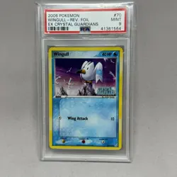 Pokemon Wingull EX Crystal Guardians Reverse Holo #70 PSA 9 Mint - Image 1