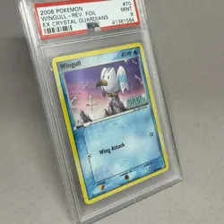 Pokemon Wingull EX Crystal Guardians Reverse Holo #70 PSA 9 Mint - Image 2
