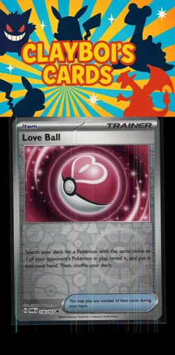 Love Ball SV06: Twilight Masquerade Pokemon 156/167 Reverse Holo Uncommon NM+ - Image 1
