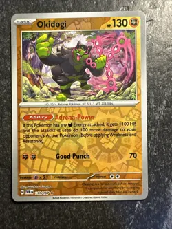 2024 Pokemon S&V Twilight Masquerade Reverse Holo Foil Okidogi 111 /167 - Image 1