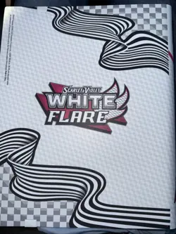 POKEMON OFFICIAL WHITE FLARE BINDER Collection *BINDER ONLY* - Image 2