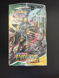 Pokemon Sword & Shield Evolving Skies Booster Box SEALED (Acrylic Case Included) - Image 3