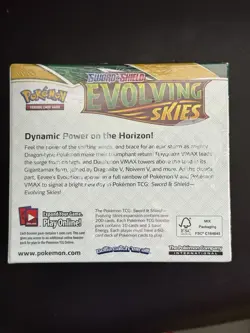 Pokemon Sword & Shield Evolving Skies Booster Box SEALED (Acrylic Case Included) - Image 4