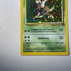 Pokemon TCG Pinsir Holo Rare Card Jungle Unlimited Vintage 9/64 LP - Image 5