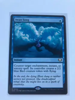 Swan Song Commander: Edge of Eternities Regular +1 free blue mystery card - Image 1