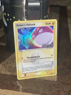 Holon’s Voltorb 71/113 EX Delta Species Reverse Holo Stamped Pokemon TCG Card HP - Image 1