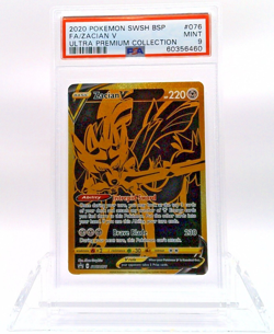 Zacian V 076 Ultra Premium Collection Full Art Pokemon Card PSA 9 Mint - Image 1