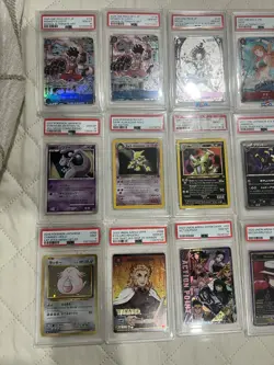 PSA Graded Card Lot-One Piece, Pokemon, Union Arena (Luffy, Nami,Tyranitar,More - Image 1