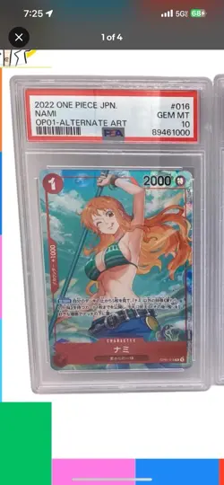 PSA Graded Card Lot-One Piece, Pokemon, Union Arena (Luffy, Nami,Tyranitar,More - Image 5