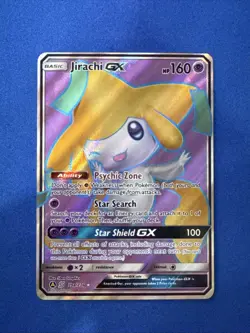 Pokemon TCG Jirachi GX Unified Minds Holo Promo Card 79a/236 Near Mint Condition - Image 1