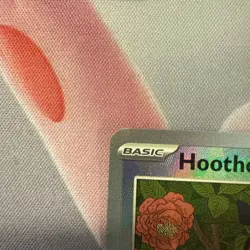 Pokemon TCG Hoothoot Reverse Holo Master Ball Prismatic Evolutions Card 077/131 - Image 2